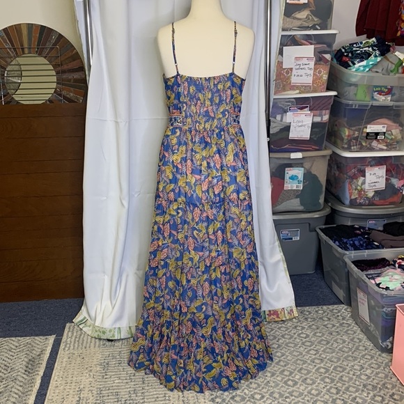 ANTHROPOLOGIE Verb By Pallavi Singhee Vineyard Tiered Maxi Dress Size 8 NWT - Picture 11 of 16